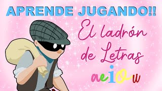 Canción Infantil para Aprender las Vocales: El ladrón de Letras by Babycuentos y Meditación 7,650 views 2 years ago 3 minutes, 9 seconds