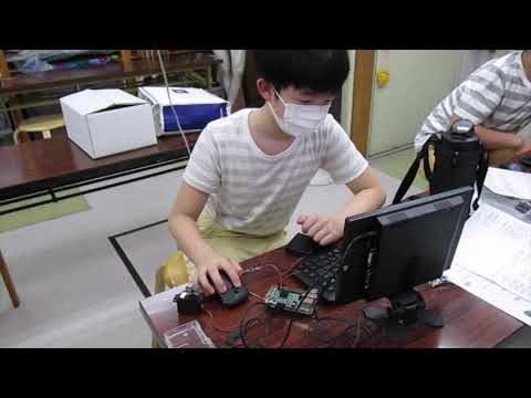 サーボモータの制御　小学生のプログラミング　アトリエ遊