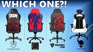 Best Gaming Chairs Compared: SecretLab vs CybeArt vs Noblechairs vs Alienware and Vertagear
