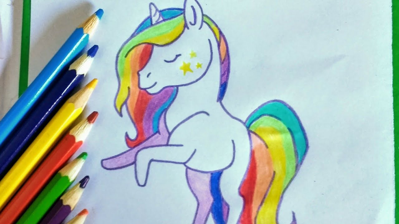 COMO Desenhar um UNICÓRNIO FOFINHO KAWAII  Unicornio desenho, Unicórnio,  Coisas para desenhar