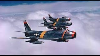 Korean War Jet Dogfights | F86 Saber Jets vs MIG 15 | Military
