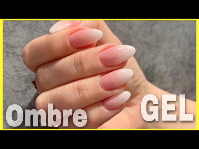 Embrace the Warmth with Radiant Summer Nails : Ombre Pink White Tip Nails