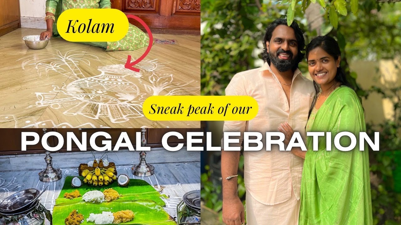 PONGAL CELEBRATION IN OUR HOME 🌾 | 2024 TAMIL VLOG | GOWTI SOWBI 🍯