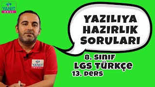 Yazılıya Hazırlık Soruları | 2021 LGS Türkçe Konu Anlatımları #8trkc