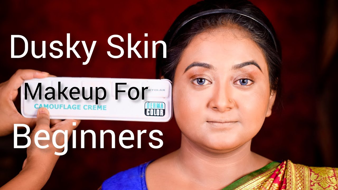 Dusky skin Bridal Makeup tutorial / Soft glam eye makeup / affordable