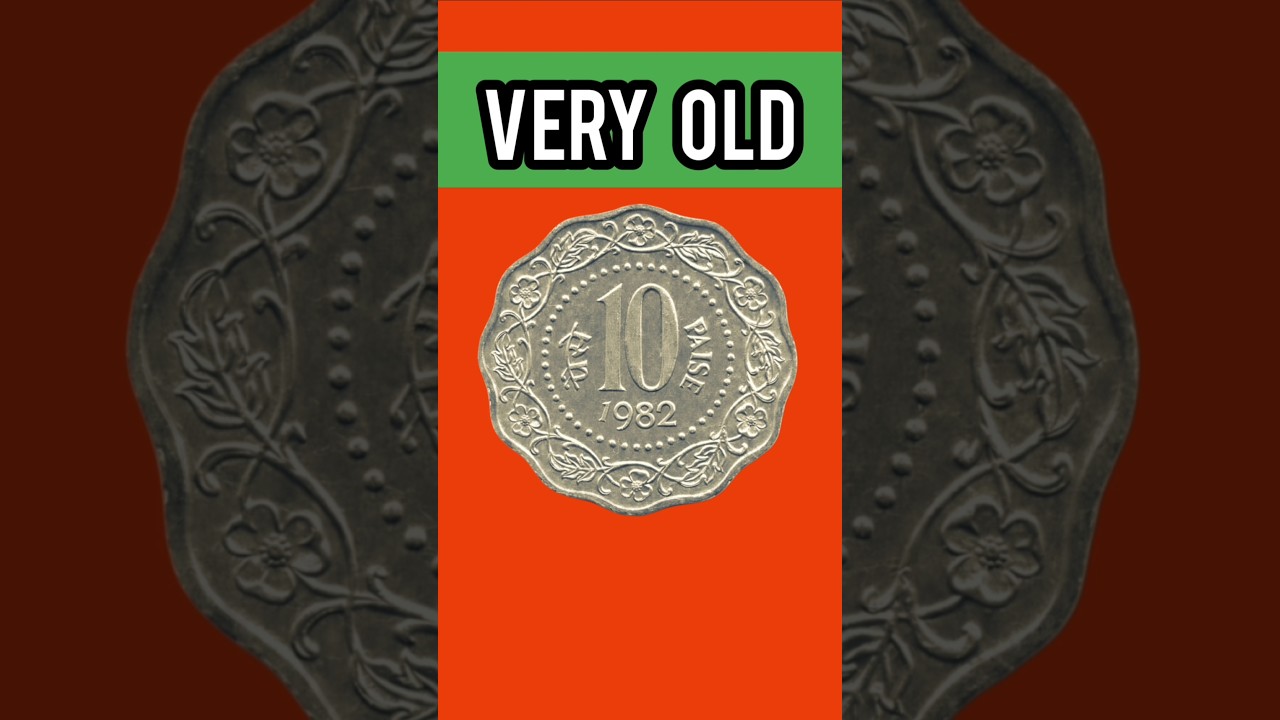 Very Old 10 Paise Indian Coin | ₹ 0.10 | Year 1982 