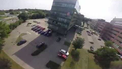 FPV drone Wizard X220s - First tree hit with GoPro