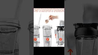 Helimix 2.0 Vortex Blender Shaker Bottle Holds Upto 28Oz No Blending Ball Or Whisk Usa