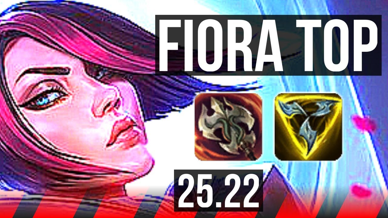 FIORA vs DARIUS (TOP) | 66% winrate | KR Challenger | 25.22
