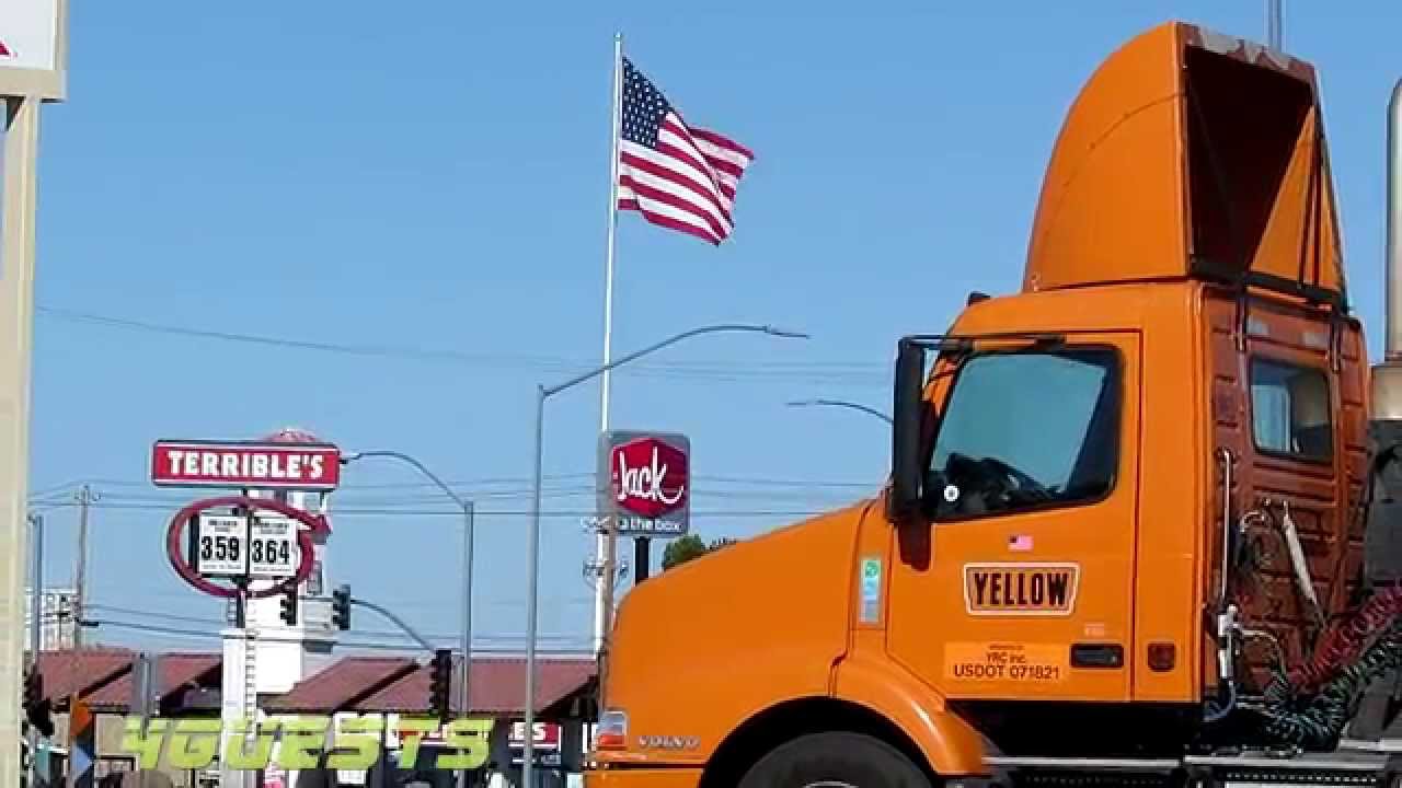  YELLOW  ROADWAY TRUCKING  YRC FREIGHT  TRUCK  YouTube