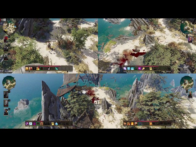 4 Player Split screen + Paddock gameplay