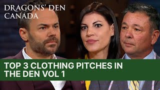 Top 3 Clothing Pitches In The Den| Vol.1 |  Dragons' Den Canada screenshot 2