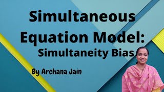 Simultaneous equation model (part 1)