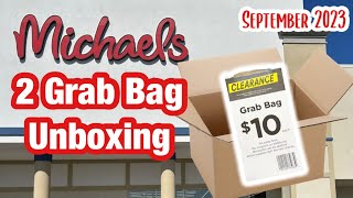 Michaels $10 Grab Bag Unboxing | September 2023