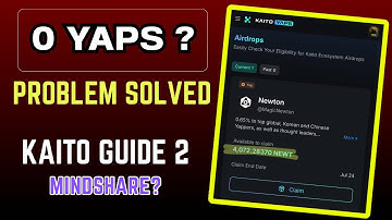 How i got 4000 $NEWT airdrop with 0 yap - Kaito guide - What is mindshare in kaito ?