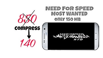How to download Need for speed most wanted  only 150 MB