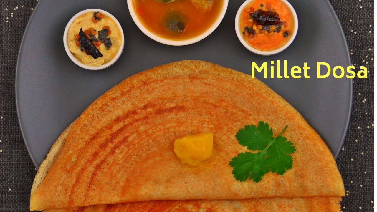 Millet Dosa without Rice ( Diabetic Friendly Breakfast Recipe)