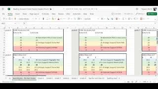 Video Overview of Reading Screener Data Tracker Grades 4 to 9