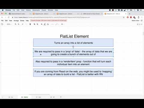REACT NATIVE - The FlatList Element ll Java-script development react native tutorial.
