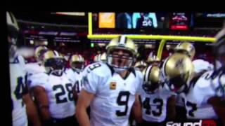 2012 New Orleans Saints Drew Brees' Pregame chant part 2