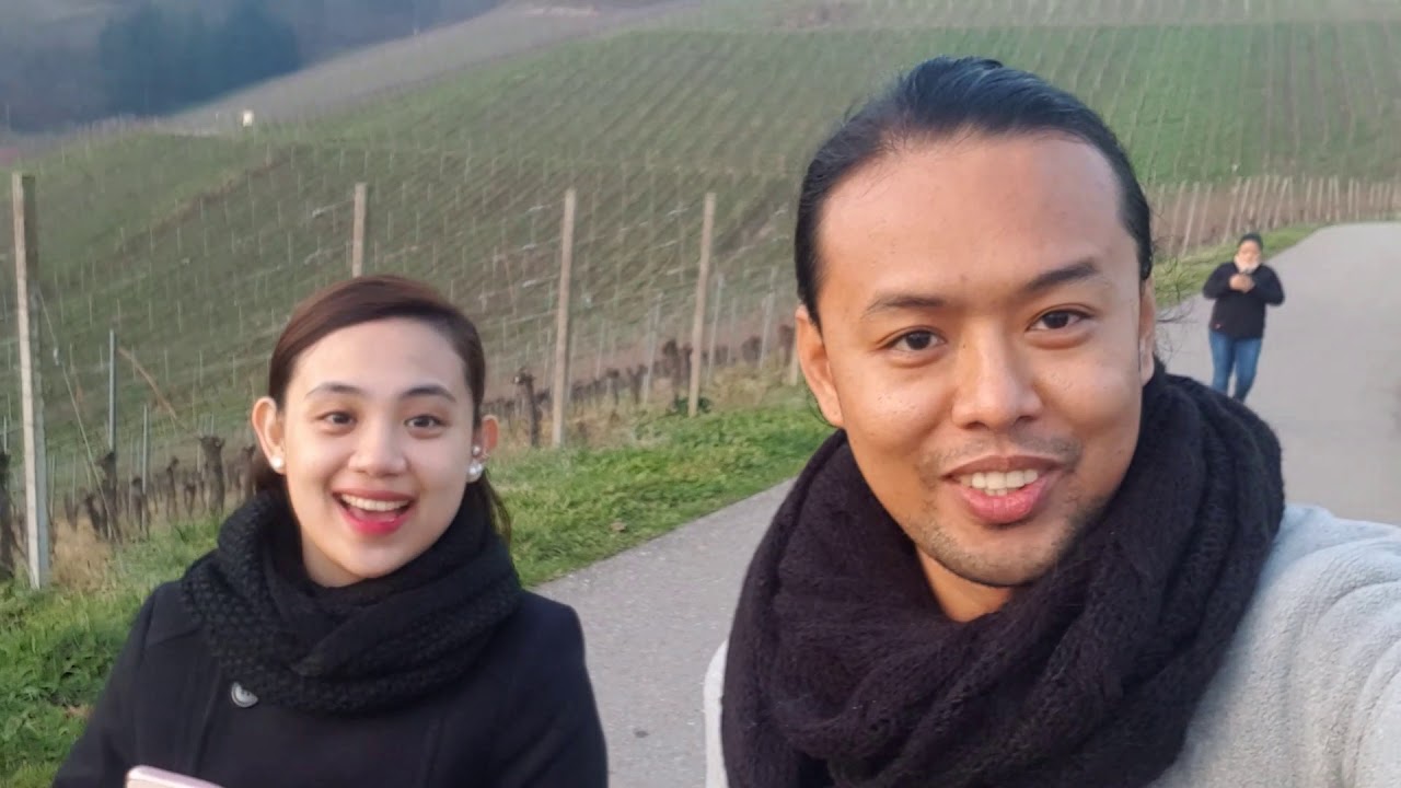 Foreigners Take A Leisurely Walk in the Vineyards of Offenburg on a Lazy Saturday