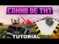 Como fazer um canhão de TNT no Minecraft(Tutorial)