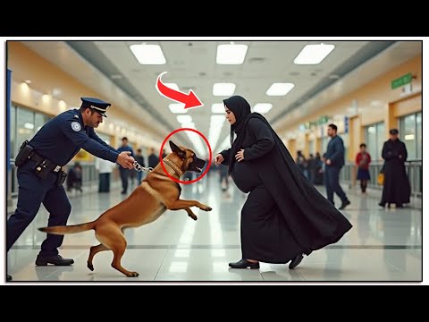 نباح كلب بوليسي على امرأة حامل في مطار سعودي لحظات بعدها انكشف سر لم يتخيله أحد الجزء الثاني