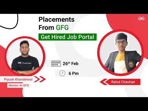 Placements from GFG Job Portal | Get Hired