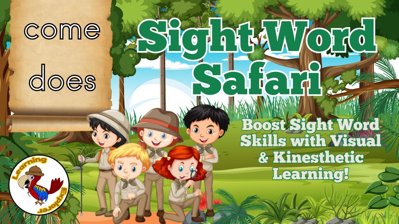 Sight Word Safari (Learn & Practice sight words)