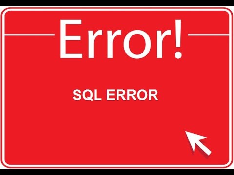 SQL Error कैसे solve करें | SQL Server Error | how to solve SQL Errors | Microsoft SQL error