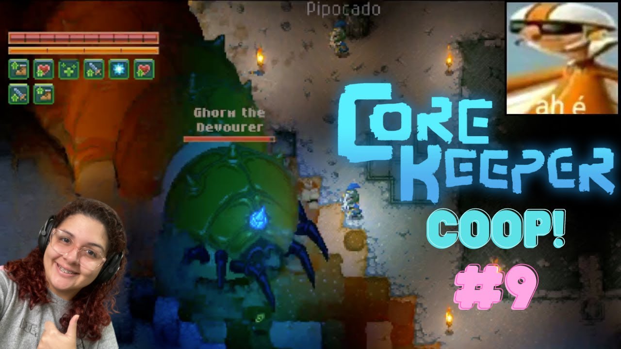 DERROTAMOS O BOSS BIGATÃO! - Core Keeper coop ft. Player Pipocado - YouTube
