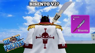 LEVEI 4 HORAS PARA CONSEGUIR A BISENTO V2!!! ( BLOX FRUITS )#bloxfruits 