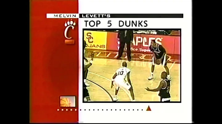 Melvin Levett's TOP 5 Dunks (Freshman -  Junior Se...