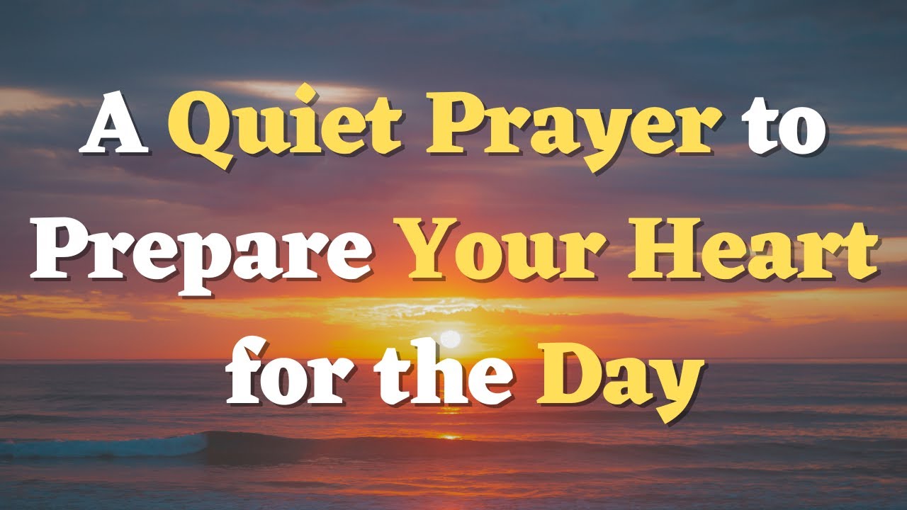 Let God Guide Your Day | An Uplifting Morning Prayer - YouTube