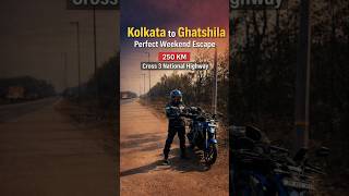 Kolkata to Ghatshila Bike Ride l Mini Vlog #shorts #ytshorts #viralvideo