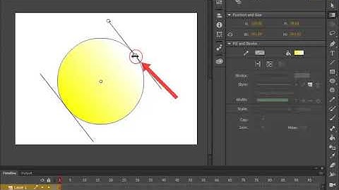 Editing In Animate To Edit A Linear Gradient Fill | Computer Training | Periwinkle