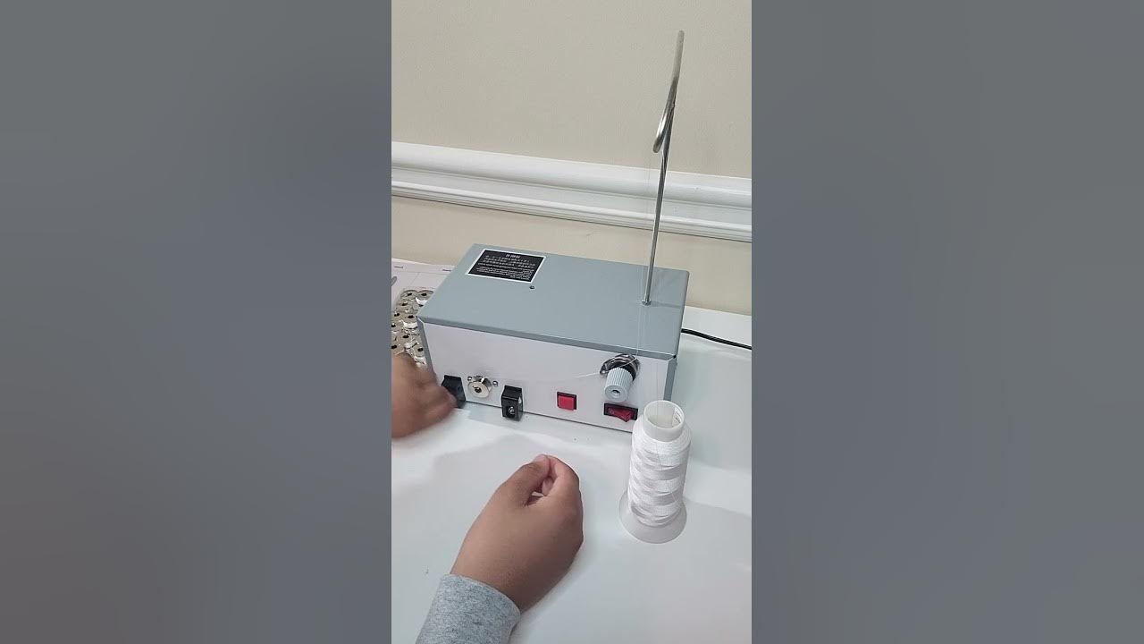 How to fill bobbins using a bobbin winder......so easy an 8 year old