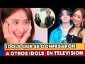 IDOLS QUE SE CONFESARON A OTROS IDOLS EN TELEVISION