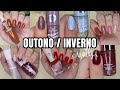 12 Esmaltes e Unhas Decoradas Outono / Inverno