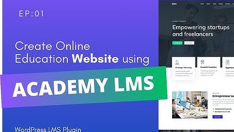 Welcome to Academy LMS | WordPress LMS