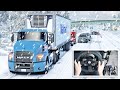 My First Accident During Heavy Snow - American Truck Simulator | Thrustmaster Wheel &amp; Shifter (Mods)