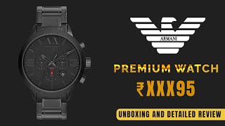 The only reason to buy Armani exchange 1277 chronograph watch | Unboxing a premium watch and review
