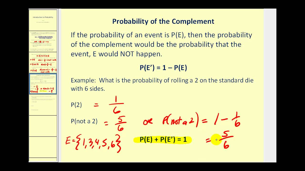 en vores fjendtlighed The Terminology of Probability | Introduction to Statistics