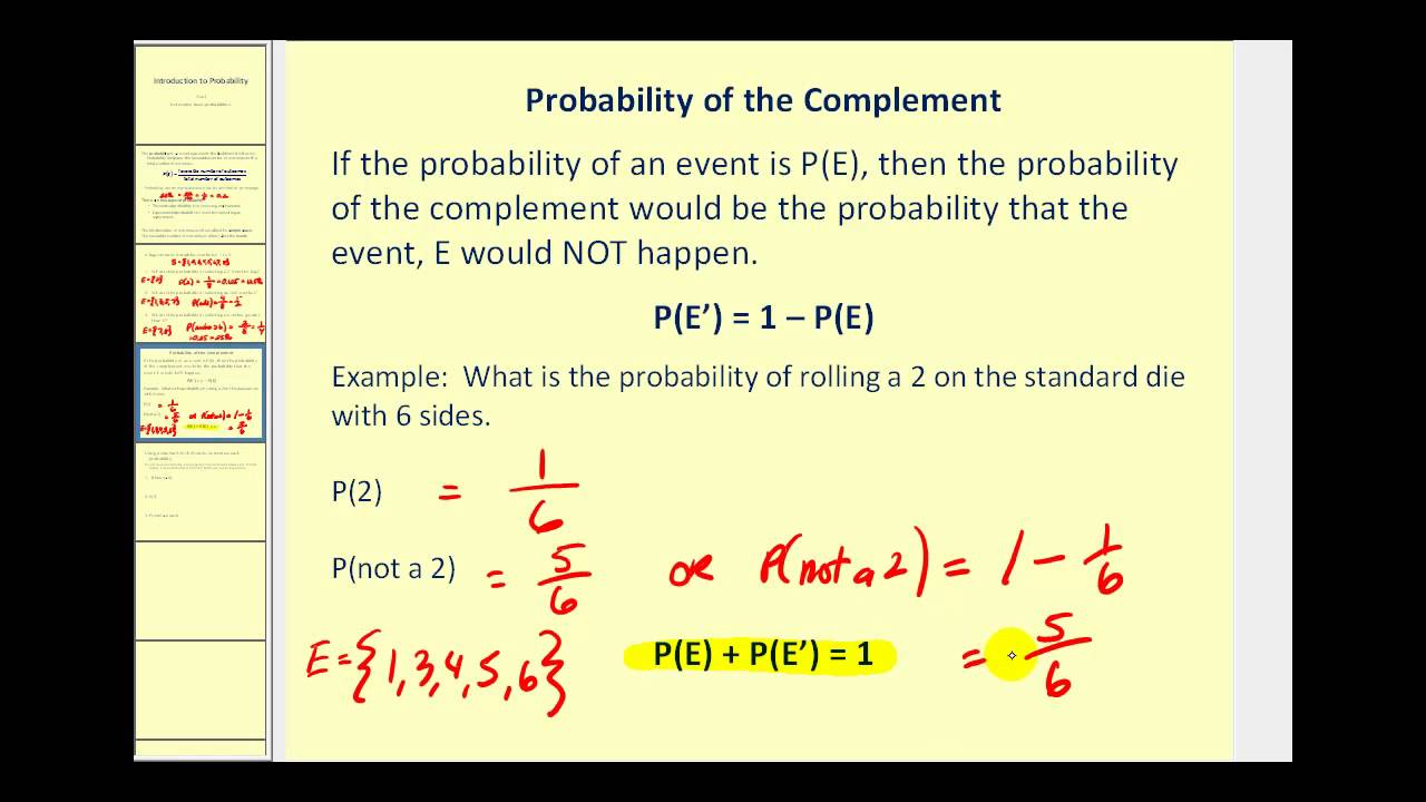 Introduction To Probability YouTube