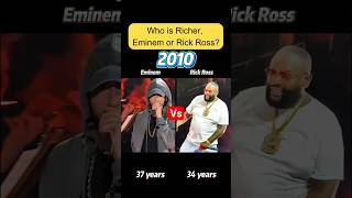 Compare net worth of Eminem and Rick Ross!#celebrity #networth #networthcomparison #RickRoss #Eminem