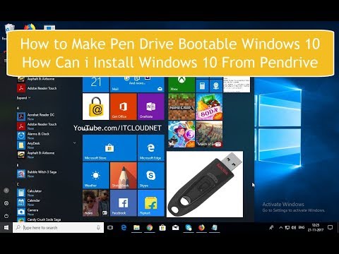 How to Make Pen Drive Bootable Windows 10 | How Can i Install Windows 10 From Pendrive