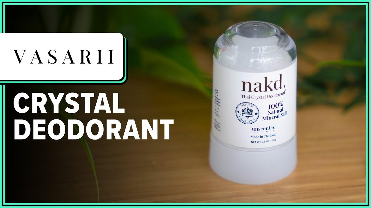 nakd. Thai Crystal Deodorant Spray – 2 Salt Deodorant Crystal Sprays – All  Natural and Unscented Aluminum Free Deodorant for Women by Vasarii