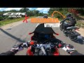 One last ride with our honda cbr650r with a husqvarna vitpilen 401