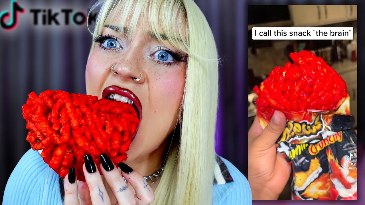 testing very questionable Tik Tok food hacks (hot cheeto brain ...