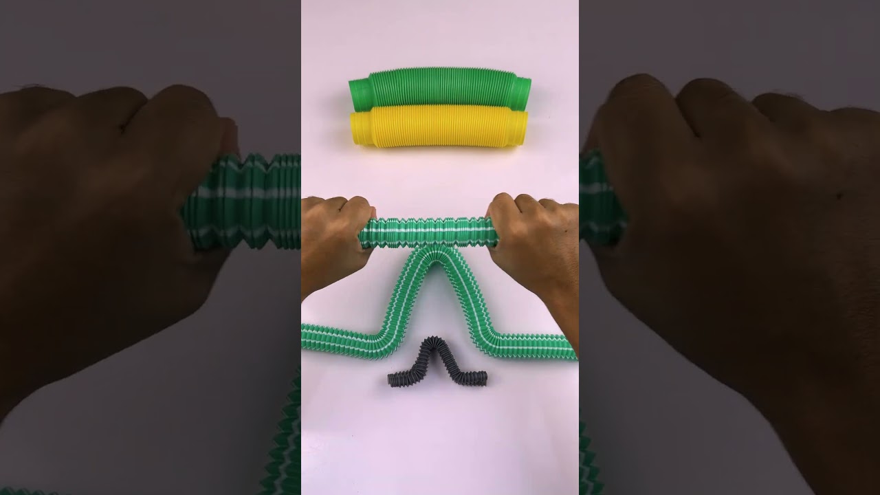 COOL!Relaxing Style and Creating ASMR Sound POP-TUBE #satisfyingvideos #relaxing #crunchy #poptubes